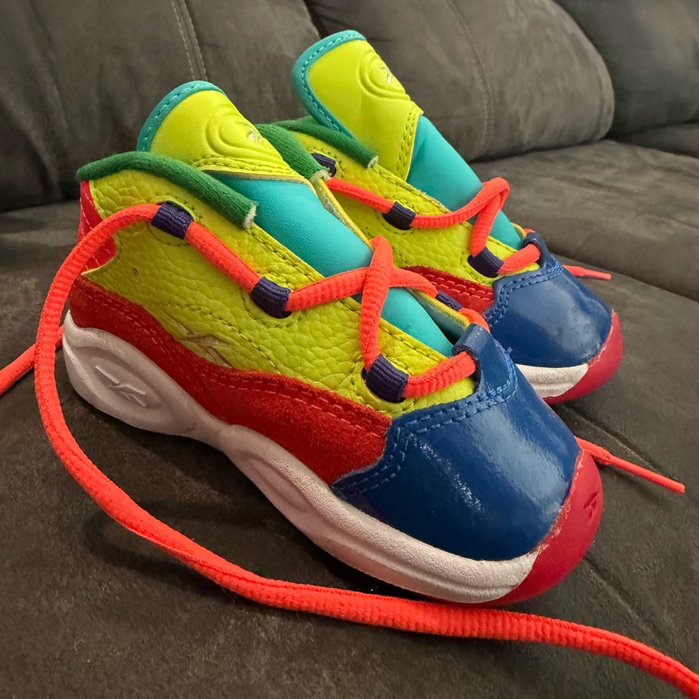 Reebok Kids Sneakers - Red, Blue, Yellow, Green